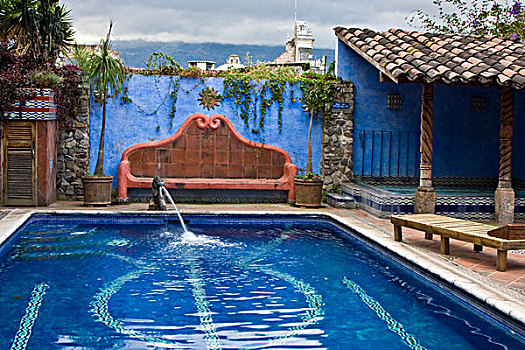 危地马拉,安提瓜岛,小,时尚酒店