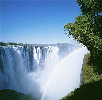 彩虹,维多利亚瀑布,津巴布韦