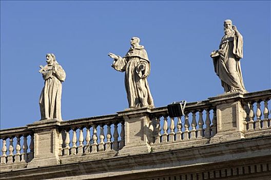 爱奥尼克柱式,柱顶,柱廊,广场,梵蒂冈,罗马