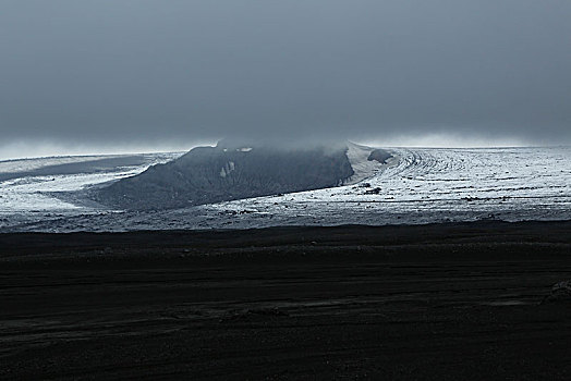 冰岛,冰河,雾气,幽灵,威胁