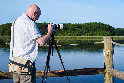摄影师,湖,国家公园