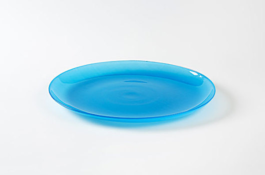 朴素,蓝色,玻璃杯,沙拉盘