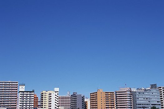 蓝天,建筑