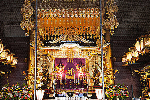 日本,东京,浅草,浅草寺,室内,神祠,崇拜