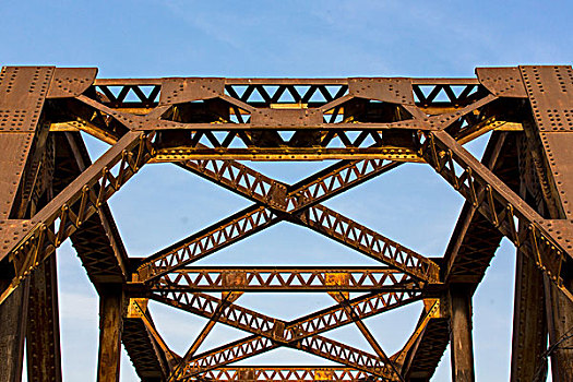 银川青铜峡,年老铁桥