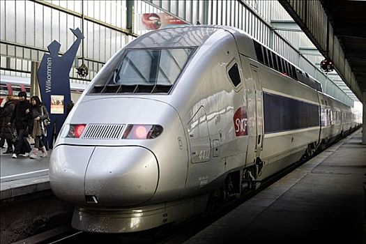 高速火车,高速列车,斯图加特,巴黎,线条,中央车站,巴登符腾堡,德国