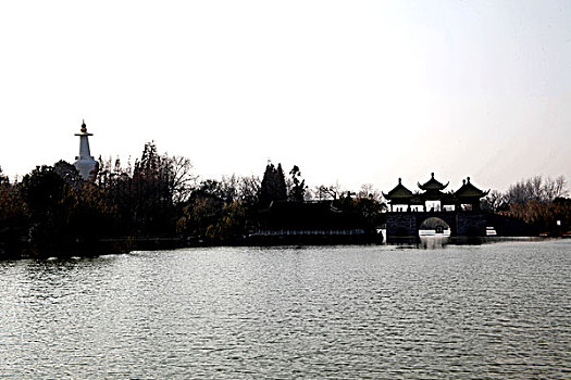 江苏扬州瘦西湖景点