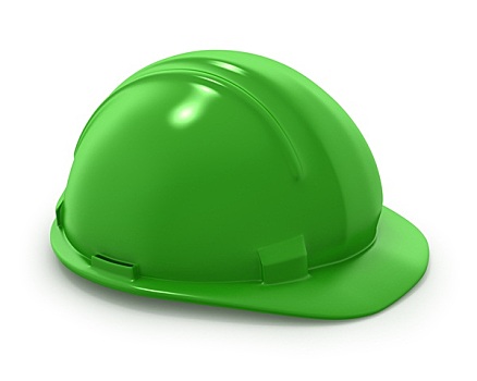 绿色,施工人员,头盔,隔绝