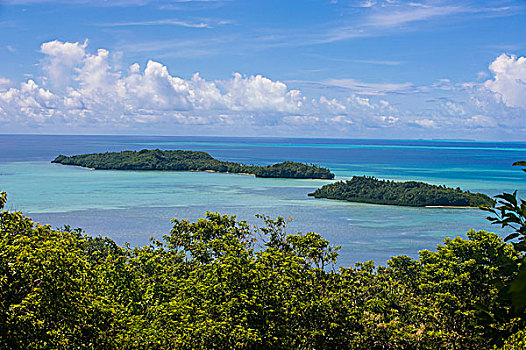 风景,上方,岛屿,小岛,帕劳,密克罗尼西亚,大洋洲