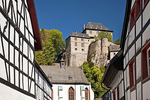 城堡,老城,北莱茵威斯特伐利亚,德国,欧洲
