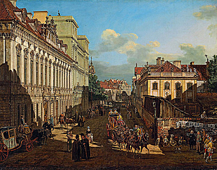 街道,华沙,1777年