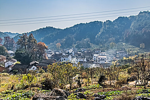 江西省婺源县石城村居民住宅建筑景观