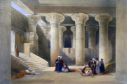 寺庙,1838年,艺术家