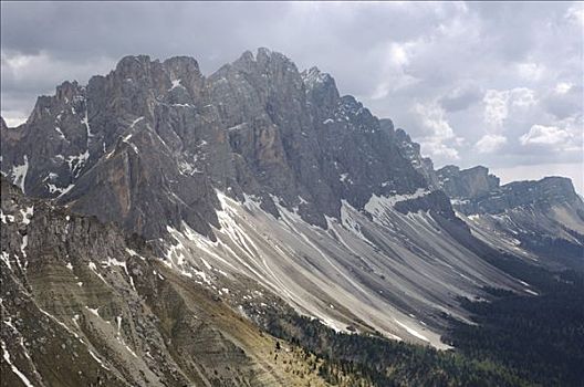 山,多罗迈特,阿尔卑斯山,白云岩,南蒂罗尔,意大利