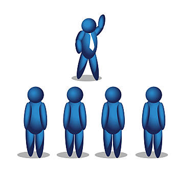 矢量,行列,人,象征,插画