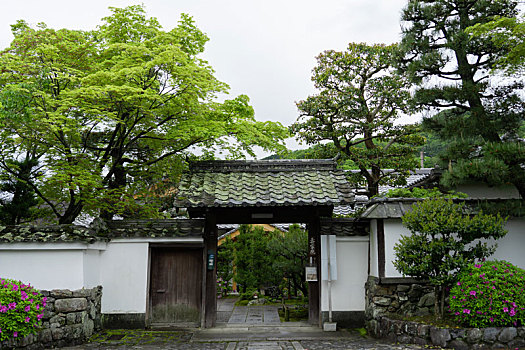 京都岚山-庭院