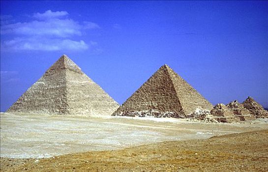 金字塔,三个,第四王朝,吉萨金字塔,艺术家,未知