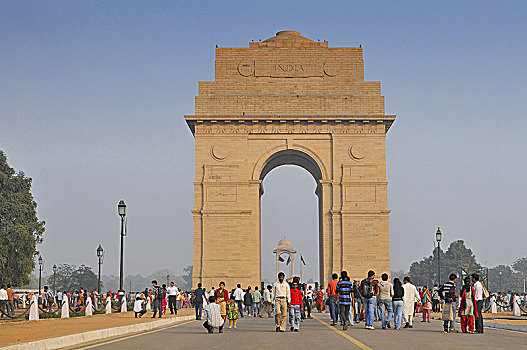 大门,印度,战争纪念碑,设计,英国统治期,新德里