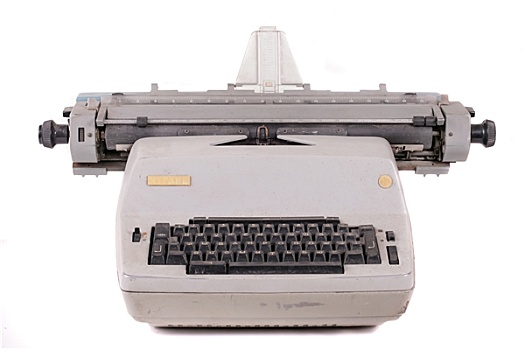 老,旧式,打字机
