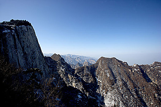 陕西-西岳华山群山