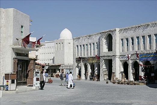 卡塔尔,多哈,露天市场