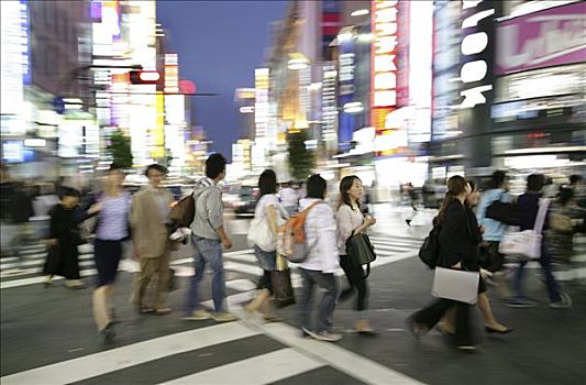 日本,东京,新宿,购物,娱乐,区域,街道