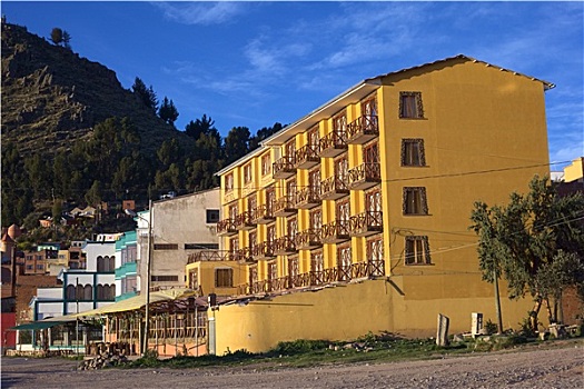 酒店,的的喀喀,科帕卡巴纳,玻利维亚