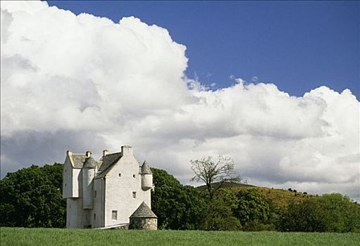 城堡,高地,苏格兰,英国