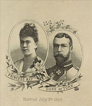 婚姻,公主,五月,约克公爵,七月,1893年