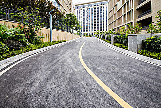 公路和现代城市建筑