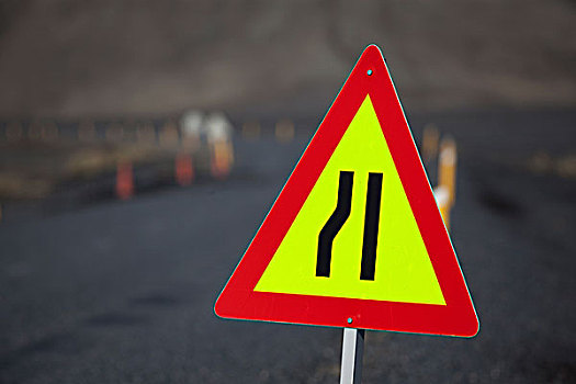 路标,交通标志,道路,环路,路线,南方,区域,冰岛,欧洲