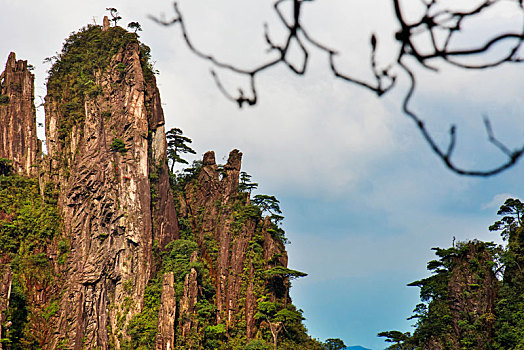 人间仙境,天南第一峰,湖南郴州市宜章县蟒山五指峰