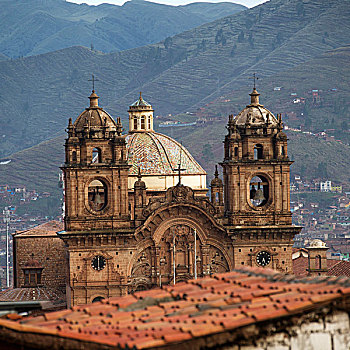 钟楼,大教堂,库斯科,秘鲁