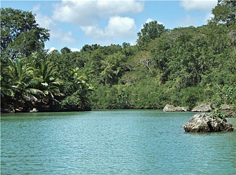 多米尼加共和国,水边,风景