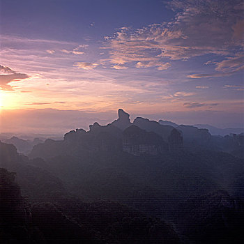 丹霞山,风光,地貌