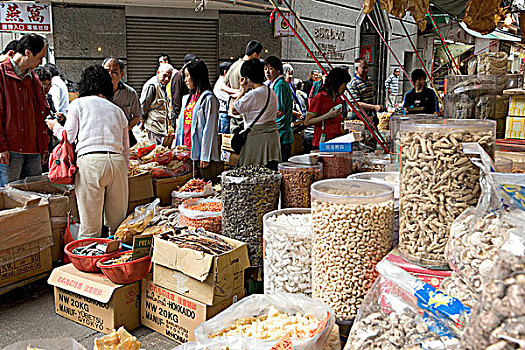 干货食品,杂货店,城镇,香港