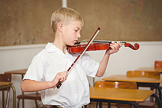 学生,小提琴,班级,小学