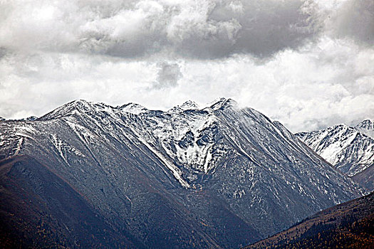 藏区雪山