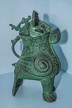 汉代青铜器茶壶工艺品