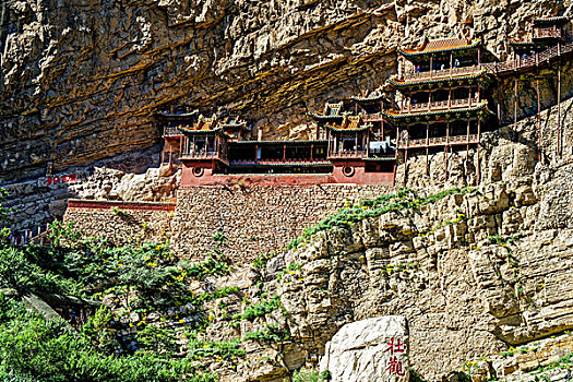 山西大同悬空寺