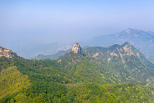 航拍蒙山国家森林公园