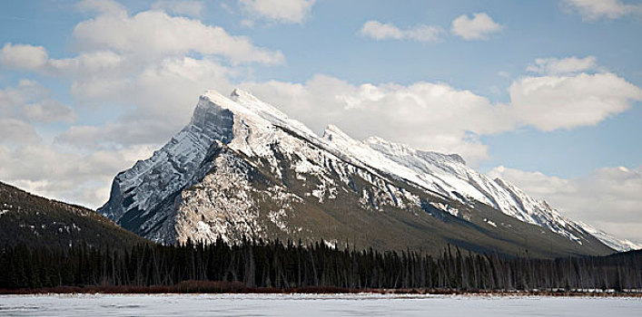 雪山,班芙,艾伯塔省,加拿大