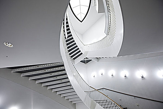 楼梯,博物馆,当代艺术,芝加哥,伊利诺斯,美国