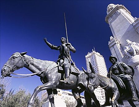 纪念建筑,西班牙广场,马德里,西班牙