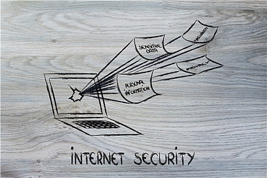 网络安全,危险,机密,信息