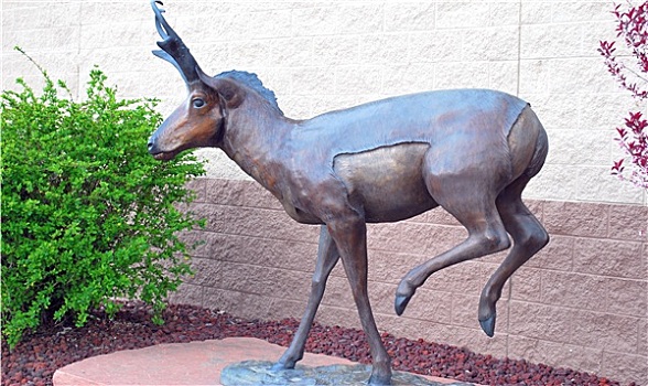 鹿,雕塑