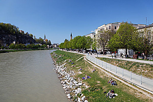 萨尔萨斯河,萨尔茨堡,奥地利,欧洲