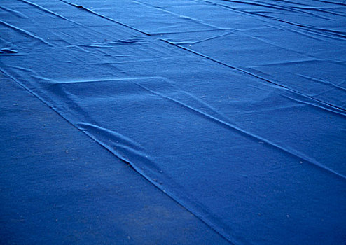 蓝色,波状,地毯