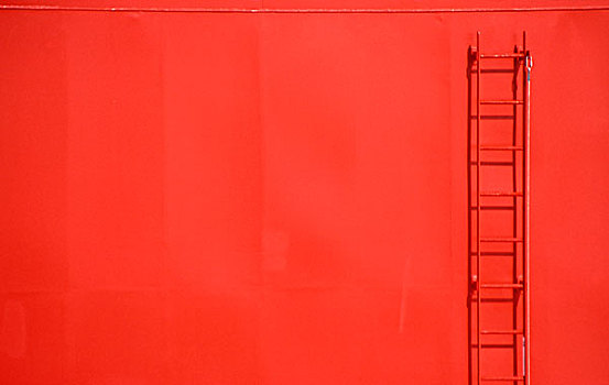 红色,梯子
