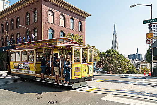 旧金山,加利福尼亚,有轨电车